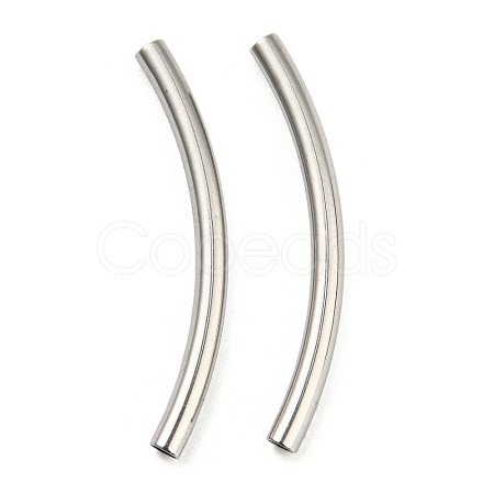 Non-Tarnish 304 Stainless Steel Tube Beads STAS-B047-27K-P-1