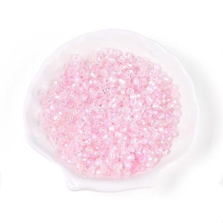 Transparent Spray Painted Glass Beads LS-EGLA-N018-4mm-11-1