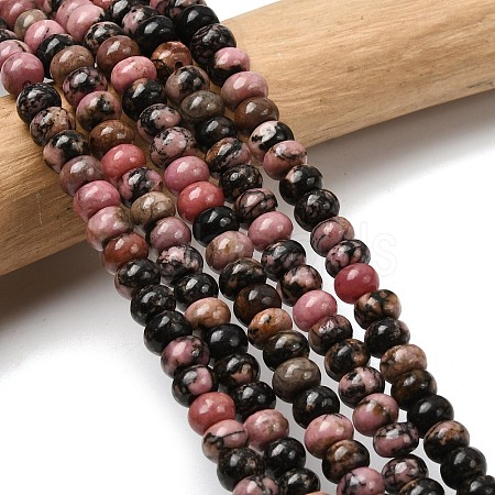 Natural Rhodonite Beads Strands G-A280-A21-01-1