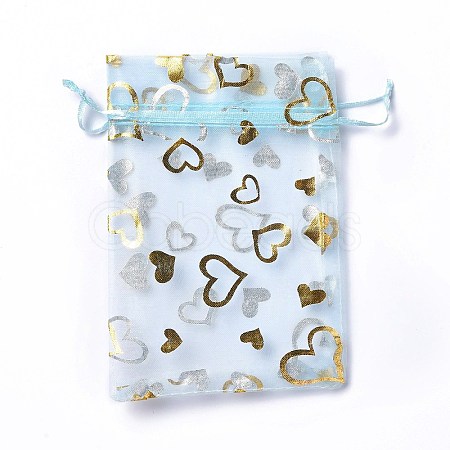 Organza Drawstring Jewelry Pouches OP-I001-B01-1