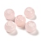 Natural Rose Quartz European Beads, Large Hole Beads, Round, 12x11mm, Hole: 5.5~6mm