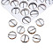 120Pcs Electroplated Glass Beads, Edge Plated, Flat Round, Dark Goldenrod, 14x3mm, Hole: 1mm