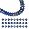 Nbeads 2 Strands Natural Lapis Lazuli Beads Strands, Faceted, Round, 2~3x2~2.5mm, Hole: 0.2mm, about 181~210pcs/strand, 15.9~16.3 inch(40.4~41.5cm)