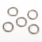 Tarnish Resistant 304 Stainless Steel Jump Ring, Open Jump Rings, Stainless Steel Color, 13x2mm, Inner Diameter: 9mm, 12 Gauge 