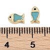Rack Plating Brass Beads KK-Q028-23G-2