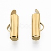 304 Stainless Steel Slide On End Clasp Tubes STAS-S115-01D-G-2