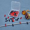 40Pcs 2 Colors Resin Bicycle Cable Buckles FIND-HY0002-91-5