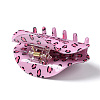 Leopard Print Pattern PVC Claw Hair Clips LS-PHAR-M013-02H-3