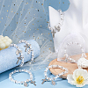 24Pcs Imitated Pearl Acrylic Beads Stretch Bracelets For Women BJEW-HS00007-5