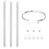 DIY Cuff Bangle Making Kits DIY-TA0014-48C-1