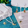 16Pcs 4 Colors Alloy Enamel Pendants ENAM-TA0002-29-7