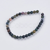 Natural Indian Agate Beads Strands X-G-G515-6mm-05-2