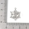 Christmas Theme Brass Micro Pave Cubic Zirconia Pendants X-KK-Z065-01-02P-3