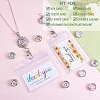 DIY Interchangable Pendant ID Card Holder Necklace Making Kit DIY-SZ0009-83B-4