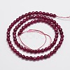 Natural Malaysia Jade Bead Strands X-G-A147-4mm-A09-2