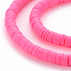 Handmade Polymer Clay Bead Strands CLAY-T002-6mm-48-3