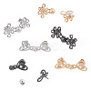6Pcs 6 Styles Chinese Knot Alloy Adjustable Jean Button Pins FIND-TA0010-52-2