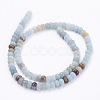 Natural Flower Amazonite Beads Strands G-F520-16-3