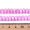 Anti-Tarnish Electroplate Glass Beads Strands LS-GLAA-T025-8mm-11G-4