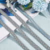 Polyester Braided Lace Trim OCOR-WH0078-09C-5