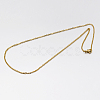 304 Stainless Steel Link Chain Necklace MAK-M007-G-2