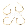 304 Stainless Steel Earring Hooks X-STAS-K211-01G-A-1