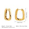 304 Stainless Steel Hoop Earrings for Women VX9531-5