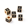 Rack Plating Brass Enamel Beads KK-B060-04G-01I-3