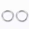 Tarnish Resistant 304 Stainless Steel Open Jump Rings X-STAS-H555-10P-2