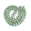 Handmade Foil Glass Beads FOIL-Q001-02C-2