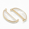 Natural Quartz Crystal Pendants G-Q969-04G-2
