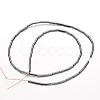 Non-magnetic Synthetic Hematite Bead Strands G-F300-37B-09-2