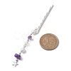 Natural Gemstone Chip & Pearl Hair Bobby Pin PHAR-JH00102-4