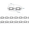 Brass Cable Chains CHC009Y-NFK-6