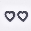 Painted Poplar Wood Pendants WOOD-T021-06D-2