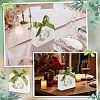 80Pcs Gold Stamping Thank You Paper Gift Bags with Olive Drab Polyester Ribbon CON-WA0001-05-6