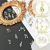 18Pcs 6 Styles Brass Charms KK-CJ0004-33-3