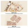 12Pcs 4 Styles Portable Felt Card Cover Bag ABAG-GA0001-21D-6