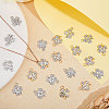 CHGCRAFT 40Pcs 2 Colors Alloy Pendants FIND-CA0006-74-5