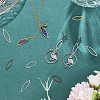 150pcs 5 style Brass Linking Rings KK-PH0005-53-3