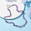 Natural Amethyst Chip Beaded Necklace NJEW-JN04615-06-2