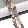 Natural Grey Agate Beads Strands G-I372-A18-01-2