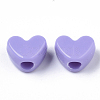 Opaque Acrylic European Beads SACR-N009-11-3
