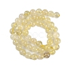 Natural Lemon Quartz(Heated) Beads Strands G-H062-A01-02-3