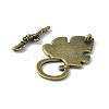 Alloy Toggle Clasps X-PALLOY-A20005-AB-FF-2