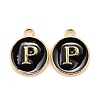 Golden Plated Alloy Charms ENAM-S118-02P-1