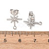 304 Stainless Steel Stud Earrings STAS-K291-13C-P-3