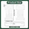 1Set Acrylic Tool for Spinning & Winding Yarn DIY-BC0013-86C-2
