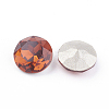 Pointed Back & Back Plated K9 Glass Rhinestone Cabochons RGLA-J012-10mm-259-3