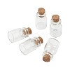Clear Glass Jar Wishing Bottles Vials with Cork AJEW-JP0001-01-2
